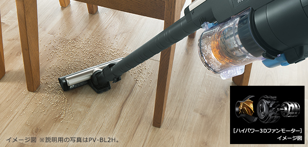 スティッククリーナー（コードレス式）PV-BL1H ： クリーナー ： 日立