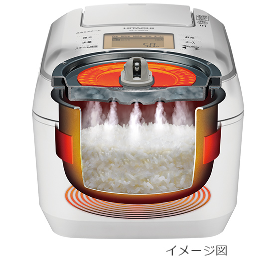 ふっくら御膳 RZ-V100CM ： 炊飯器 ： 日立の家電品