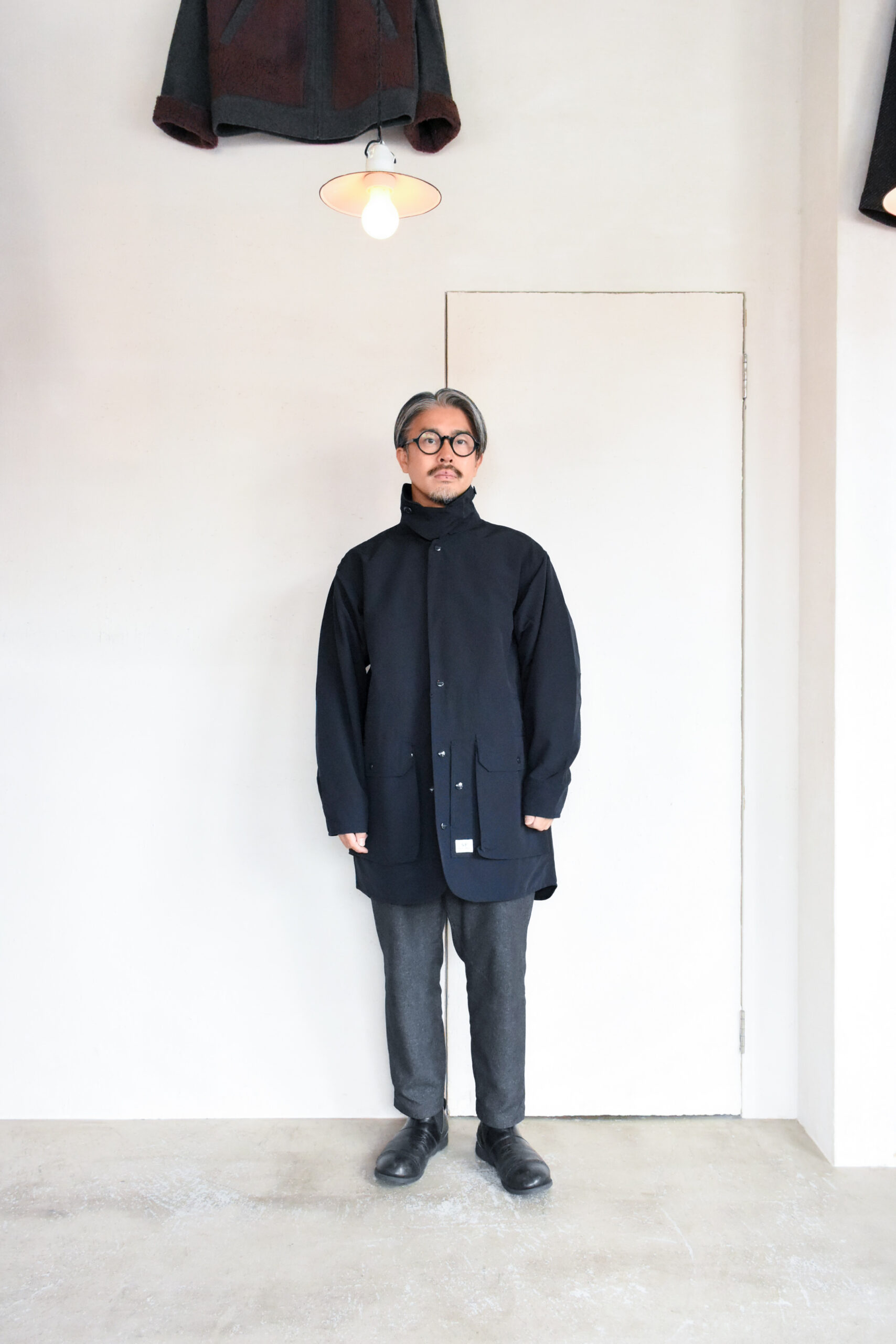 SASSAFRAS Cultivator Coat 60/40 Navy | kado〔カド オノミチ〕