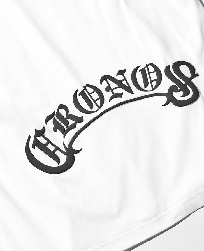 クロノス アーチ ブラックレター オーバーサイズ Tシャツ – 買えるLEON