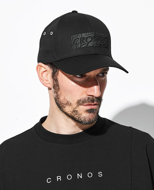クロノス クラックド プリント エンブロイド キャップ – 買えるLEON