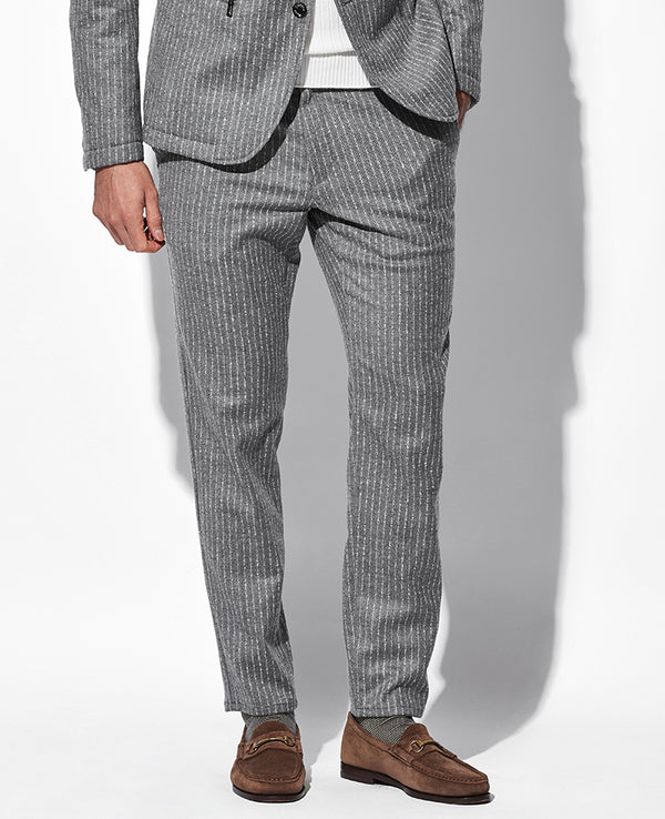 希少 KLASICA-ストライプウールパンツ 希少 KLASICA-ストライプウール