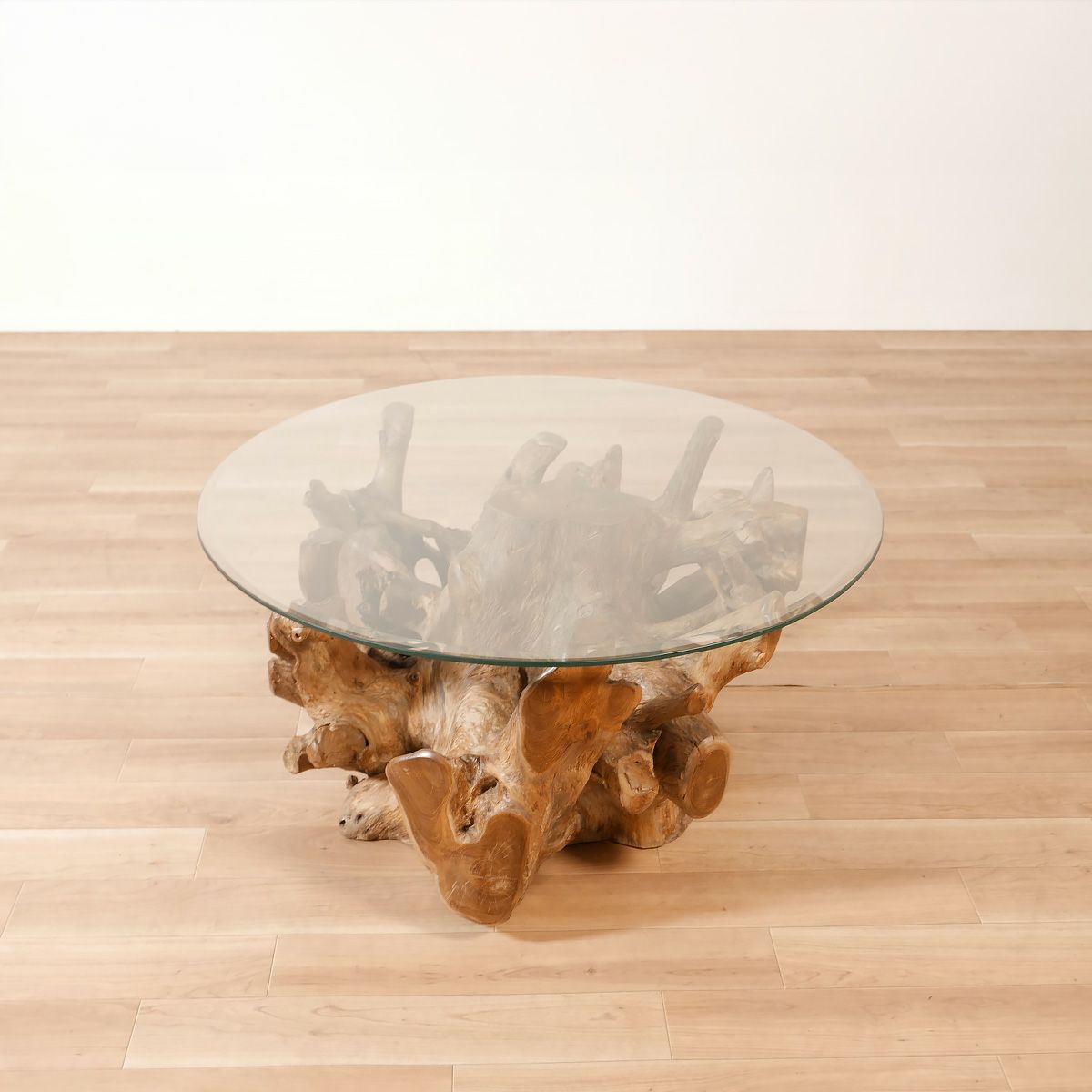 KAJA ガラス ローテーブル