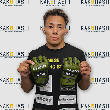 RIZINファイター 【朝倉未来選手】 直筆サイン入りグローブ