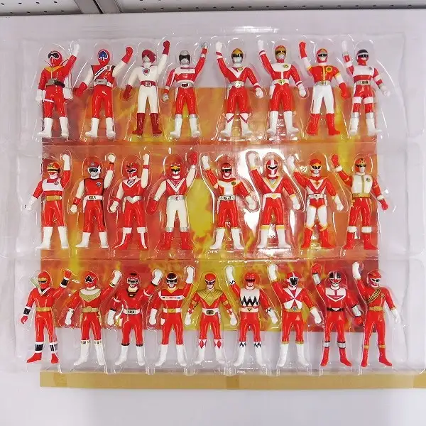 買取】バンダイ 25戦隊 レッドヒーロー大集合 ソフビ / スーパー戦隊