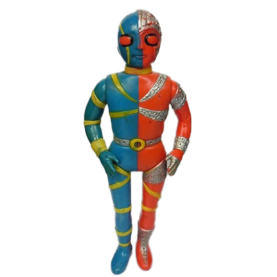 当時物】【タカトク】【希少品】人造人間キカイダー ソフビ ☆11cm