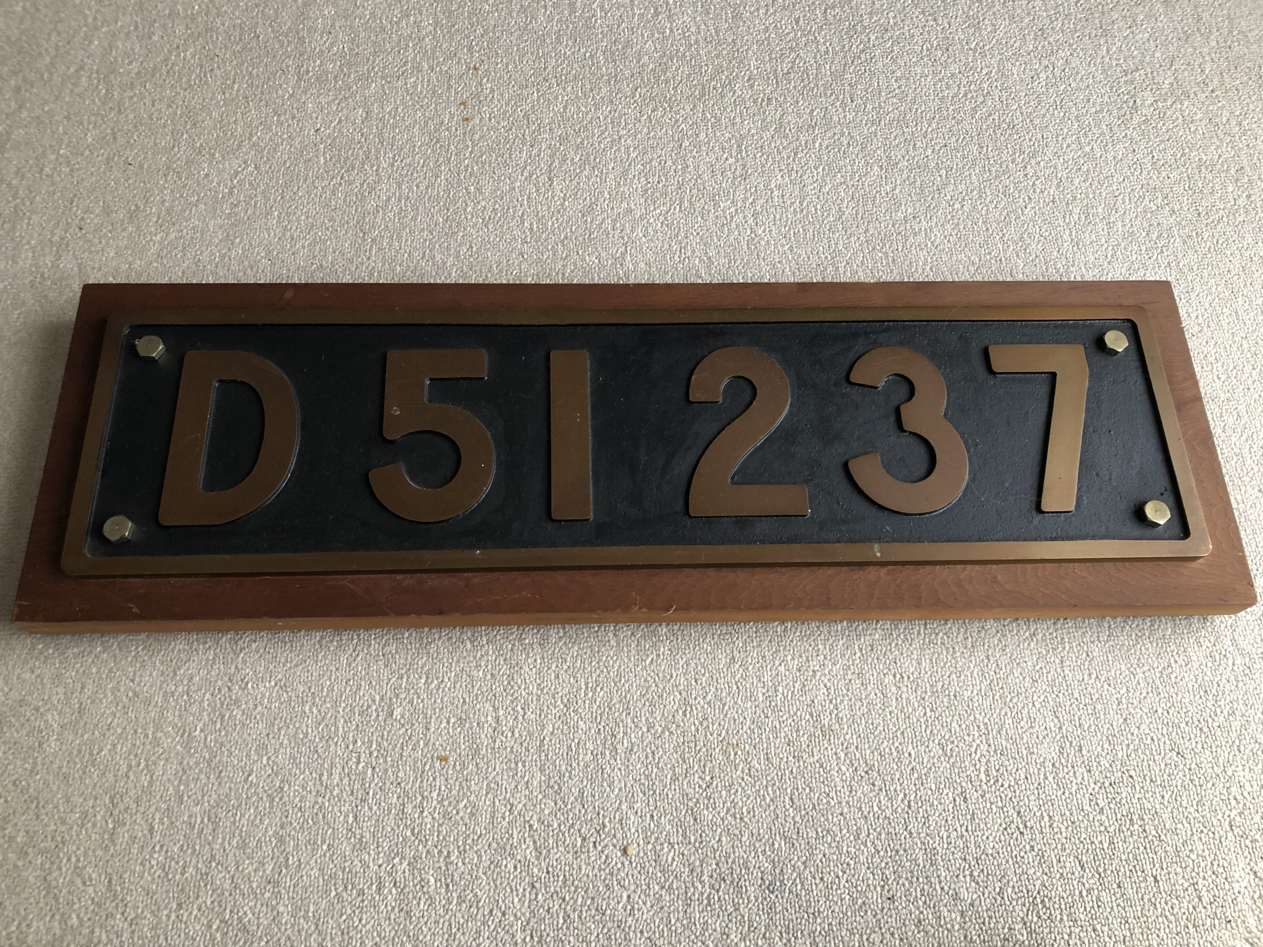 鉄道部品 銘板 鉄道省 鷹取工場 昭和12年 鉄道部品 銘板 鉄道省 鷹取