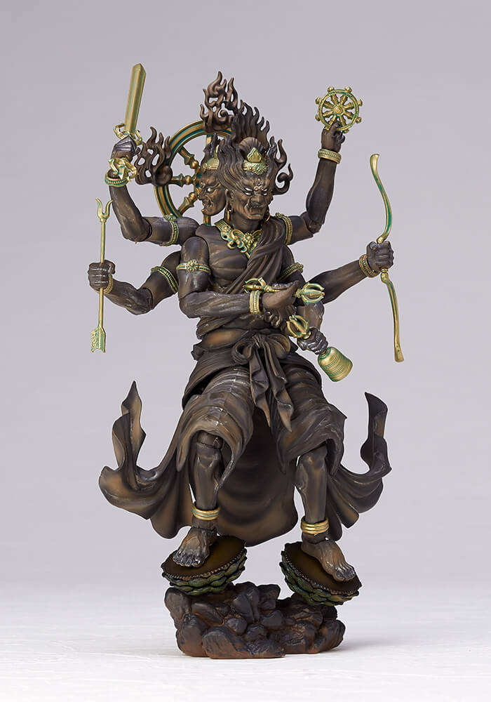 タケヤ式自在置物 KT-022 金剛夜叉明王 木調版｜KTプロジェクト｜海洋堂