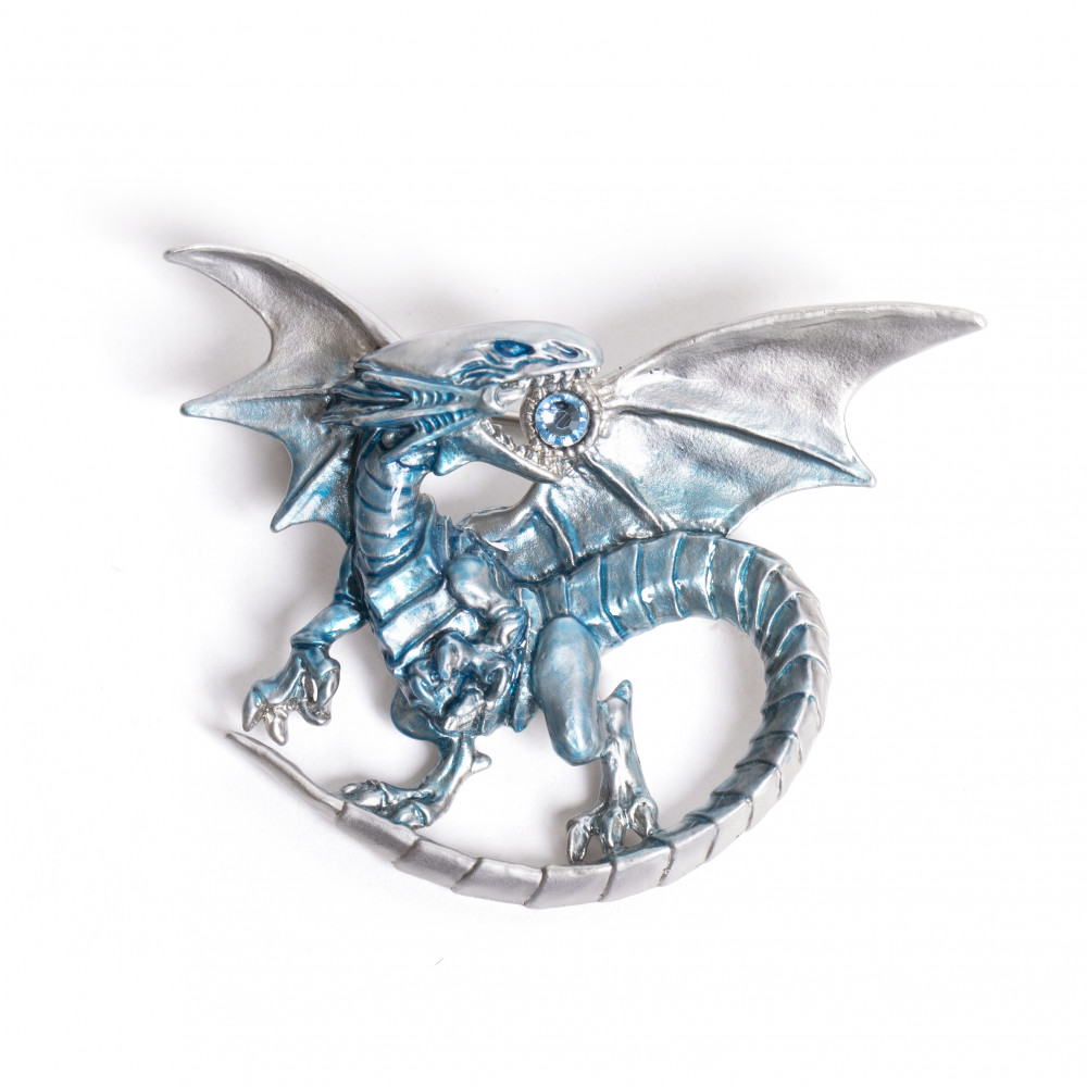 遊戯王 青眼の白龍 ブルーアイズホワイトドラゴン ステンレス 20th