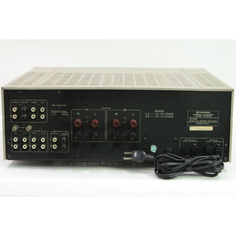 Pioneer/パイオニア プリメインアンプ [A-0012]の買取実績 | 大阪 京都