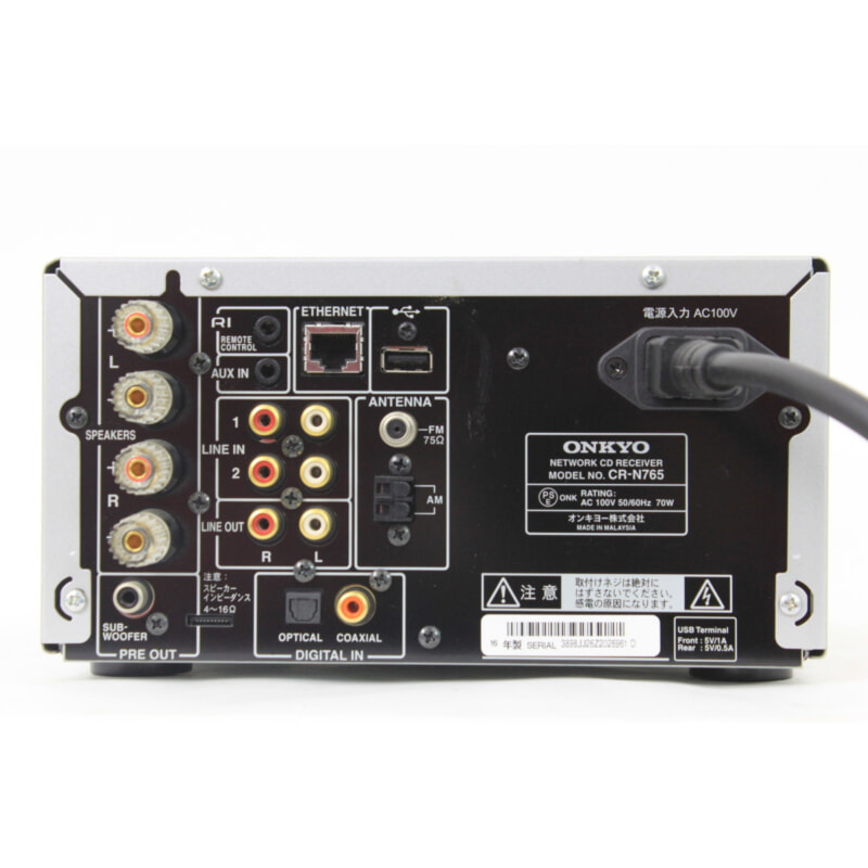 ONKYO オンキョー CR-N765 ハイレゾ対応 ネットワークCDレシーバーの