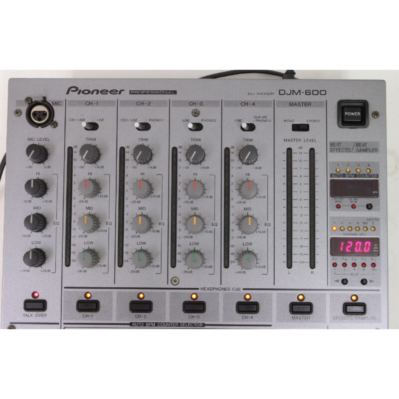 Pioneer/パイオニア 〇 DJM-600 ディスコ／クラブ DJ用ミキサーの買取
