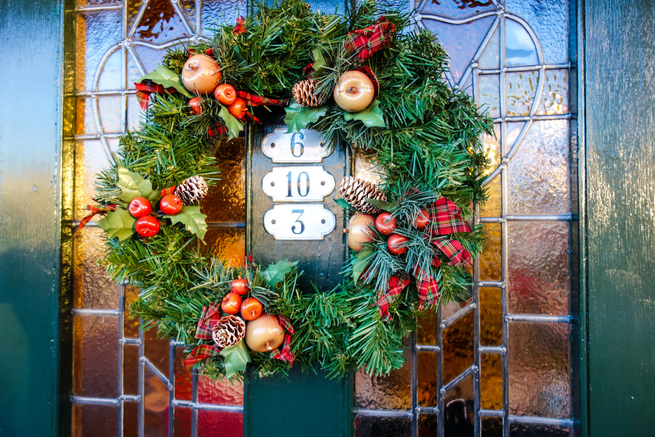 モノクロカラーのクリスマス ジャンクジャーナル アンティーク レース