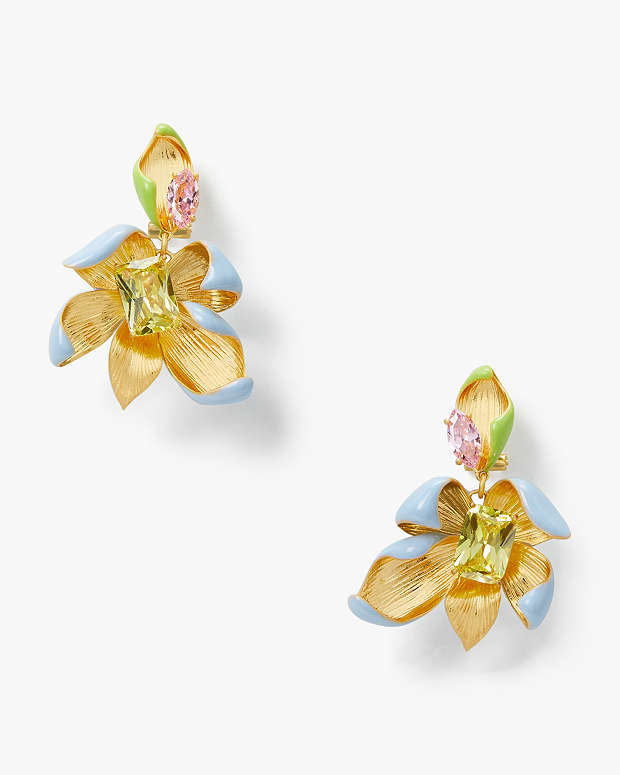 フローラル フレンジー ドロップ ピアス | 全てのアウトレット