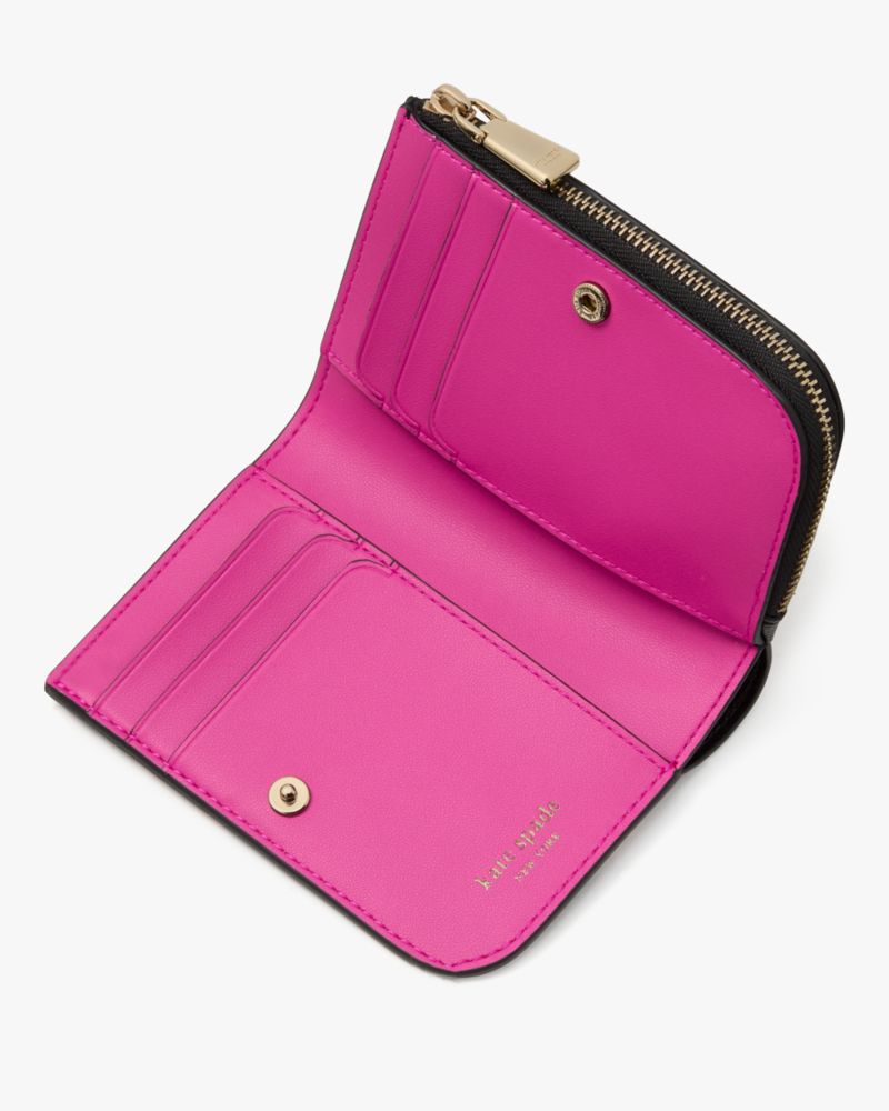 Devin Fall Poppies Small Compact Wallet | Kate Spade New York