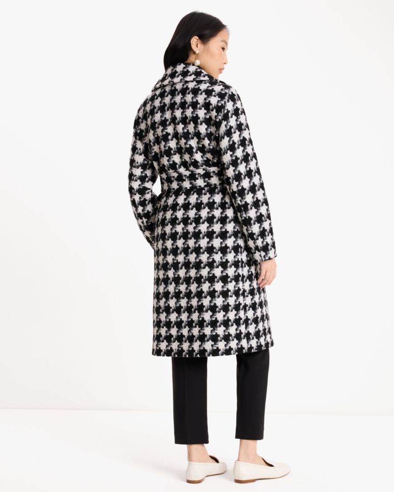 ハウンドトゥース ウール コート | アウター | ケイト・スペード