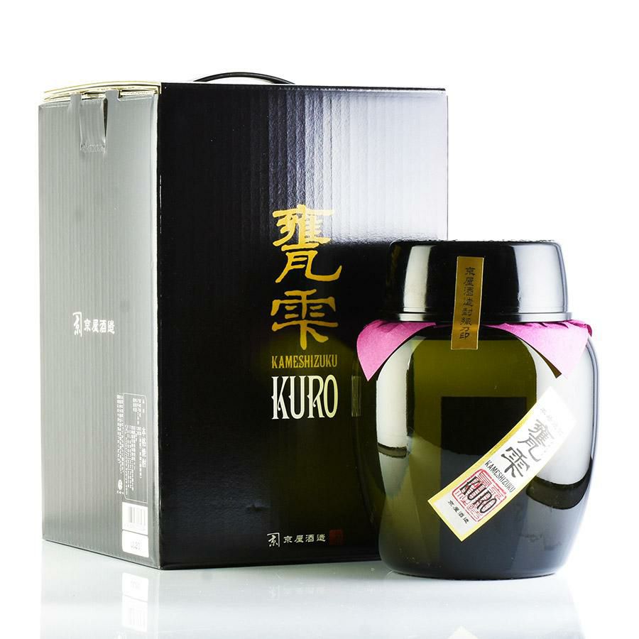 京屋酒造 甕雫(かめしずく) KURO 芋焼酎 20度 1800ml 箱入り | 勝田