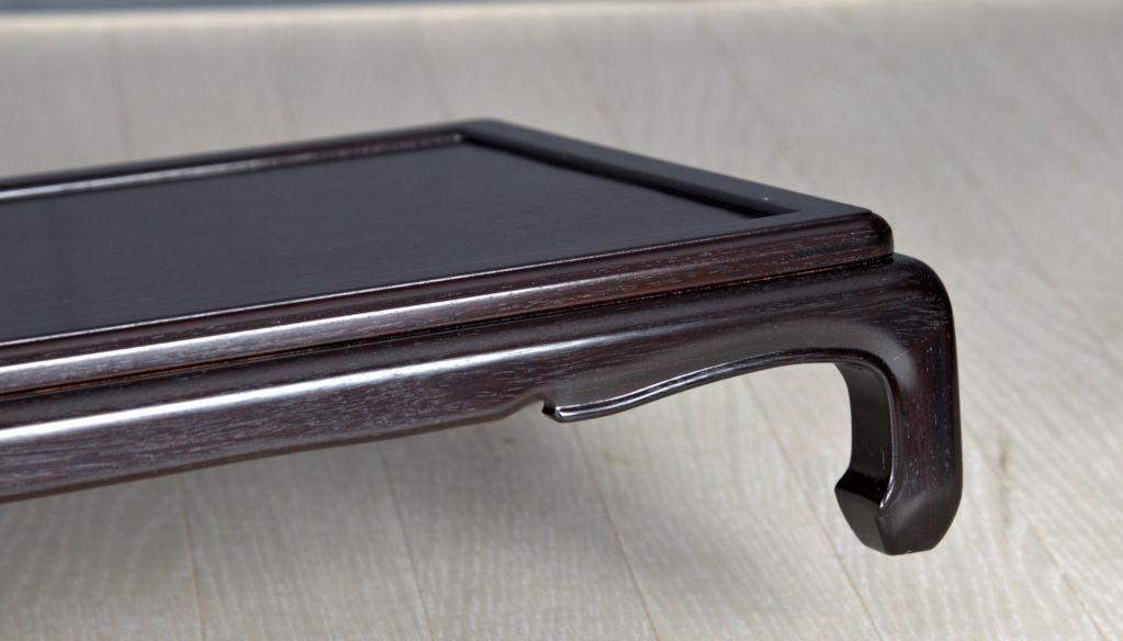 花台:紫檀 吉勝作 無地 1.6尺 大阪唐木指物伝統工芸品 no.8774 / 唐木