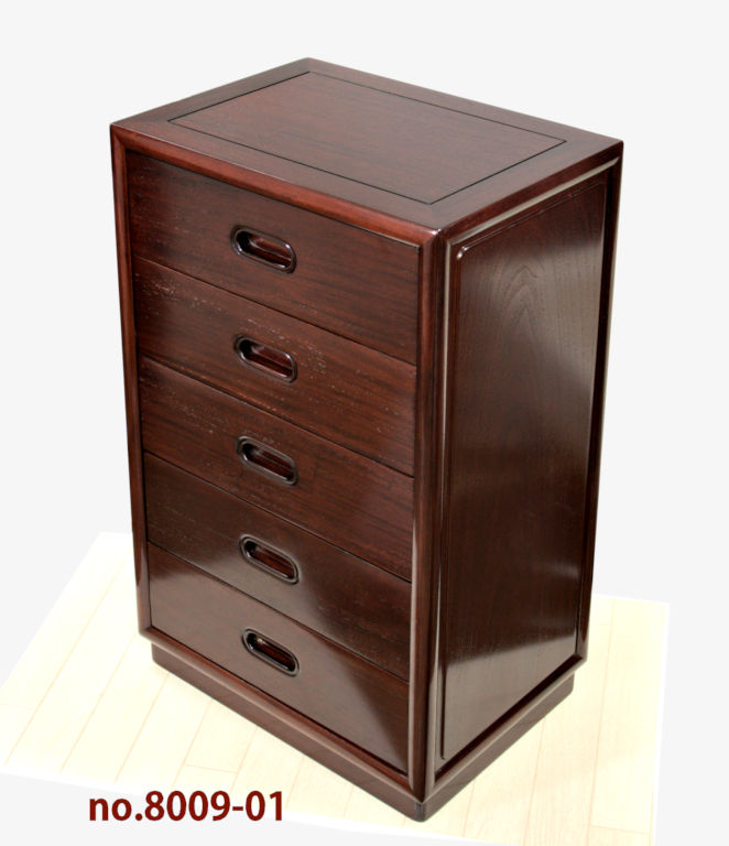 工場 【クラシック】花梨 かりん 小引き出し唐木家具 無垢 薬箪笥