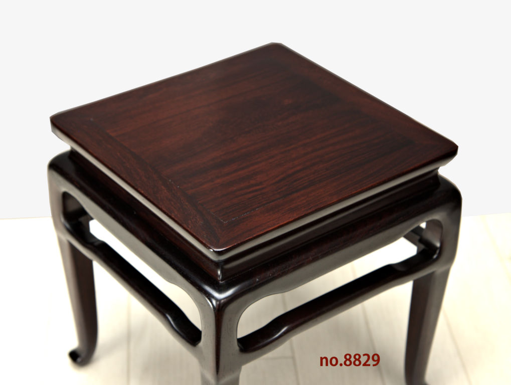 0949 唐木細工 すり漆仕上げ 花台 台 【公式通販】