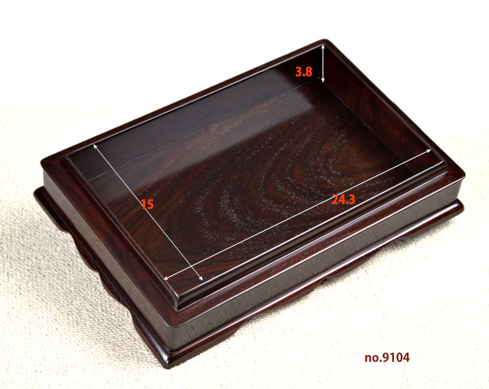 書道具 唐木 紫檀 足付 硯箱 書道具 唐木 紫檀 足付 硯箱