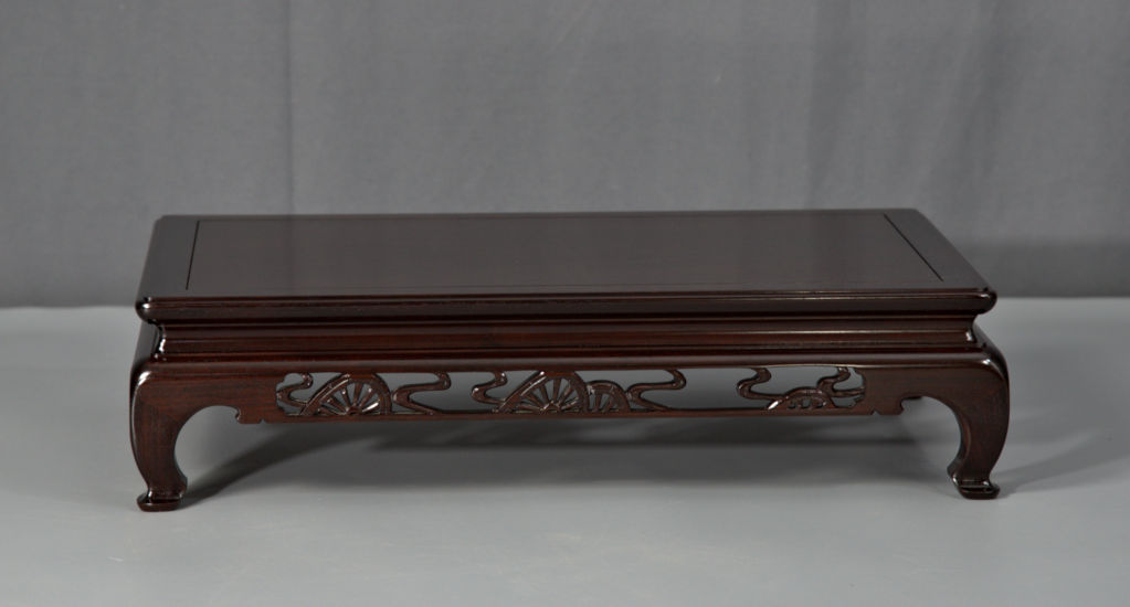 花台: 紫檀 史郎作 花車 1.8尺 平花台 no.8761 / 唐木家具OSAKA