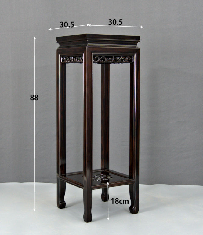 唐木花台 骨董】唐木 花台 唐木紫檀花台 - 生活骨董の店 やまいく