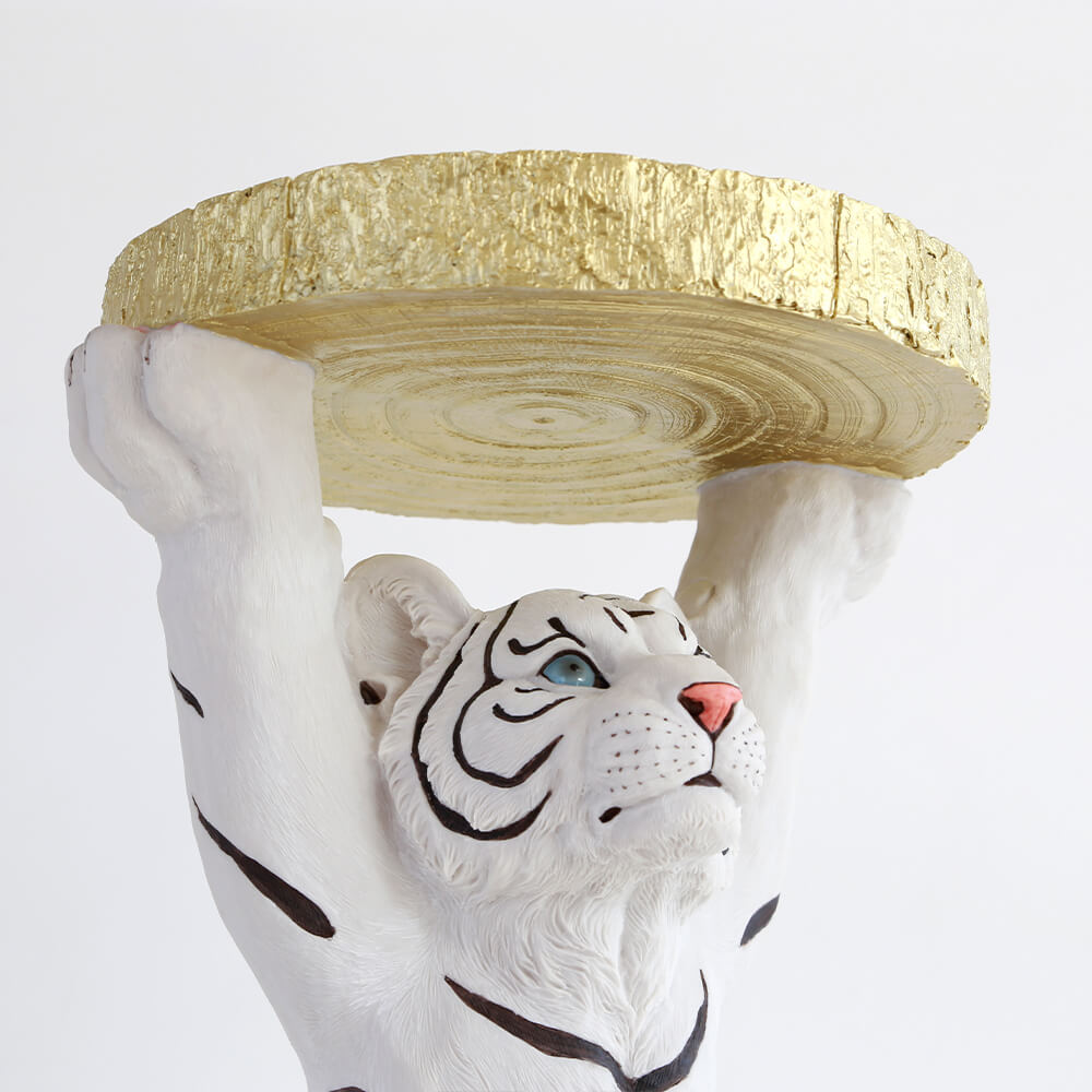 アニマルサイドテーブル ホワイトタイガー【LIMITED10】 - サイド