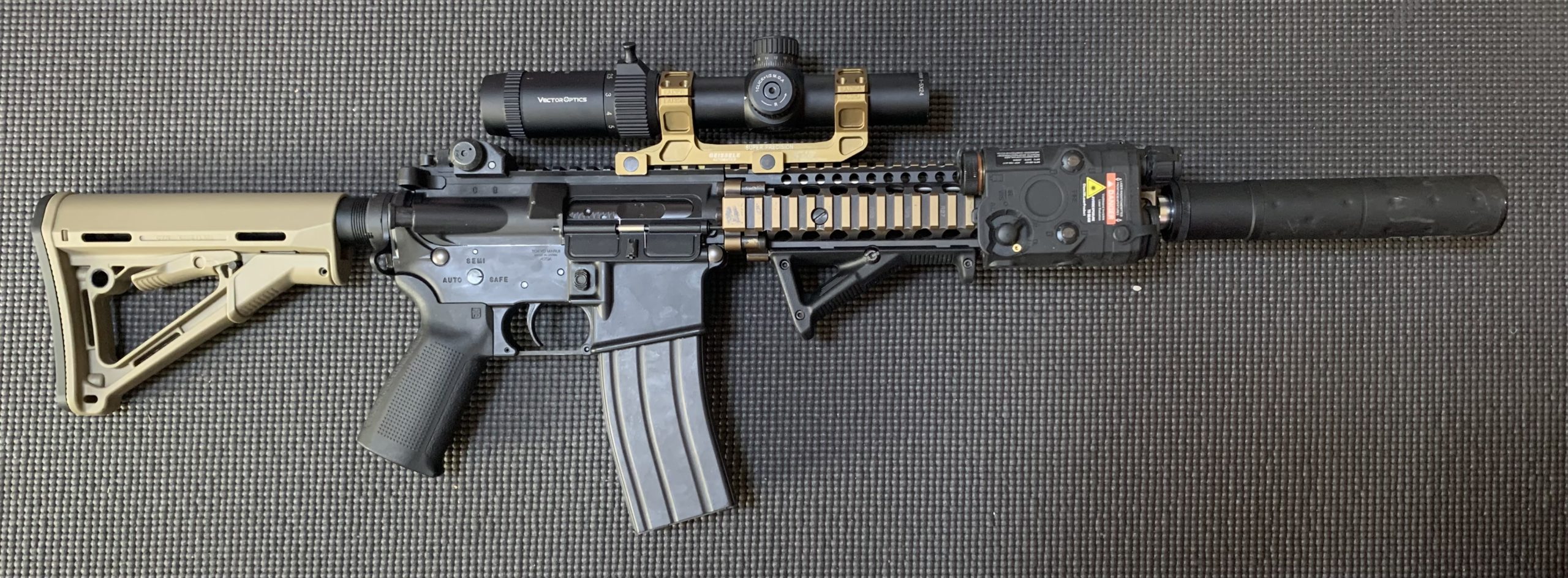 東京マルイ CQBR ブロック1 Mk18 mod1化カスタム完成