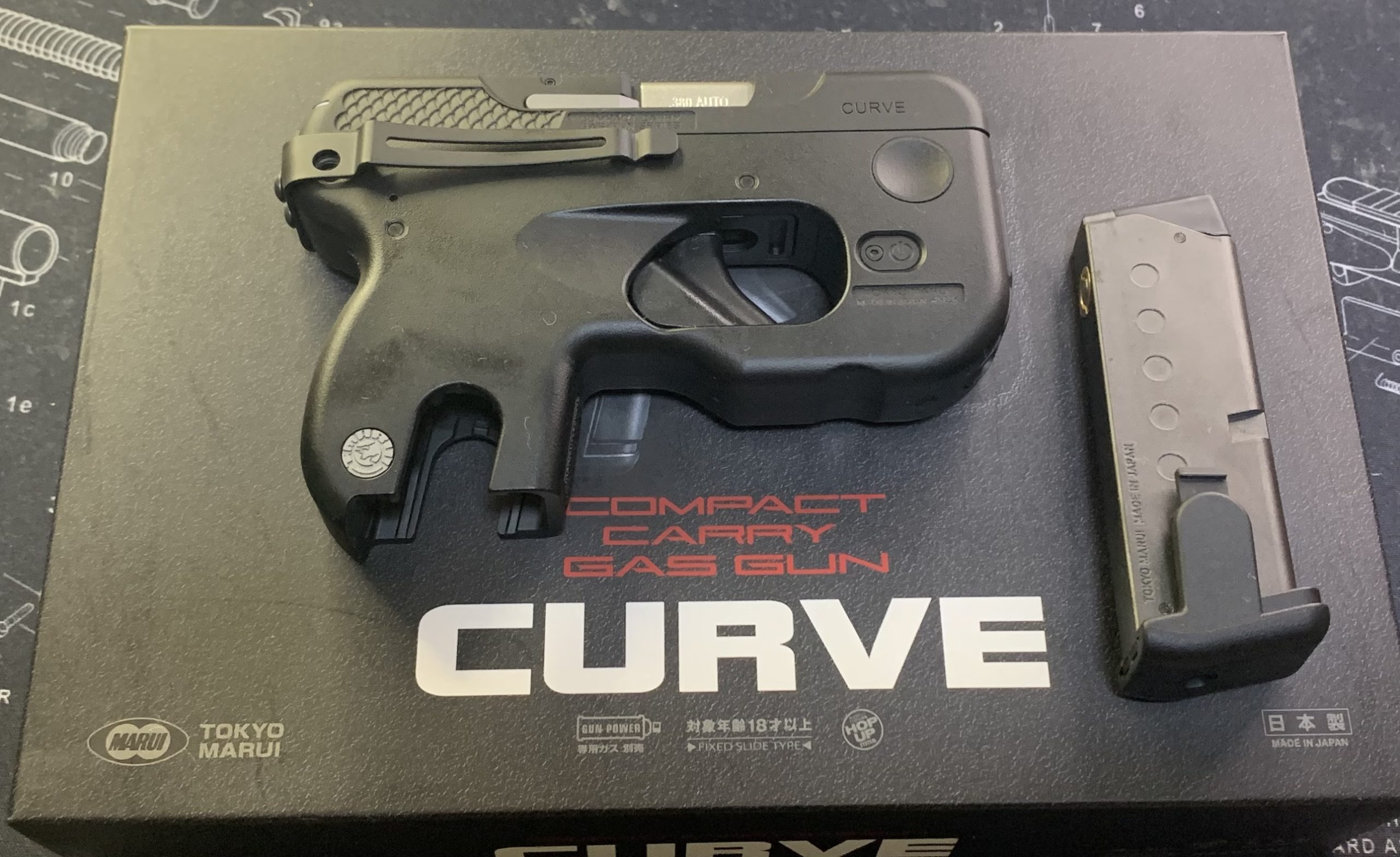 東京マルイ CURVE 固定スライドガスガンのレビュー