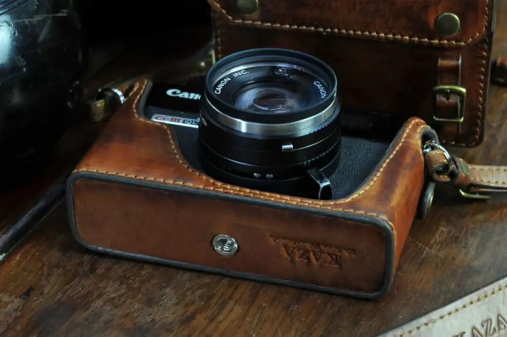Canon Ql17 Series Leather Camera Case