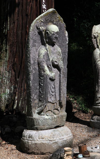 正暦寺南大門跡 地蔵石仏 二体