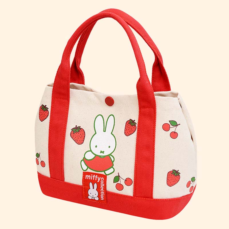 Miffy Berry Bliss Canvas Tote | Kawaii Pen Shop