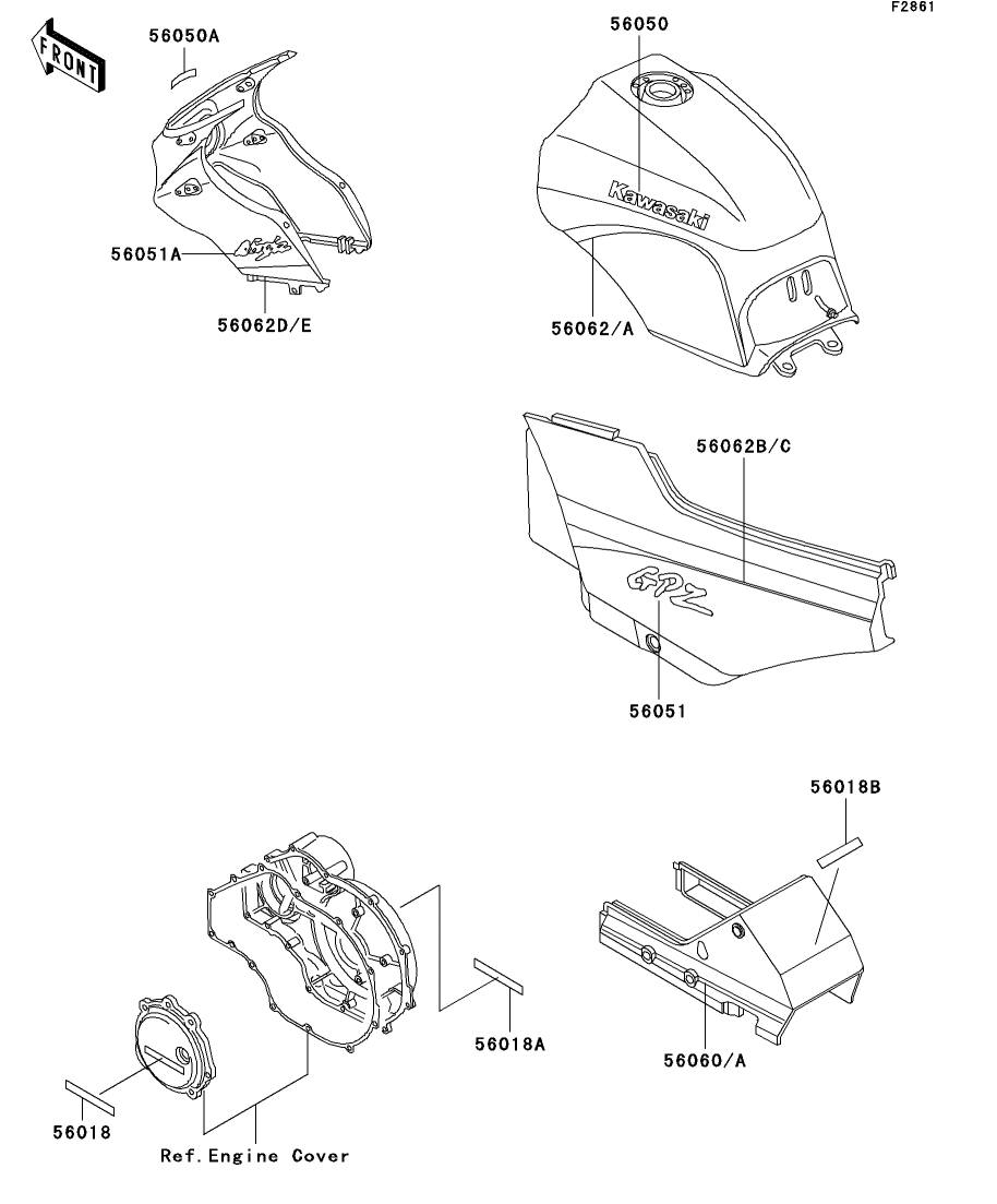 カワサキパーツ/ウエア＆グッズオンラインショップパーツ選択