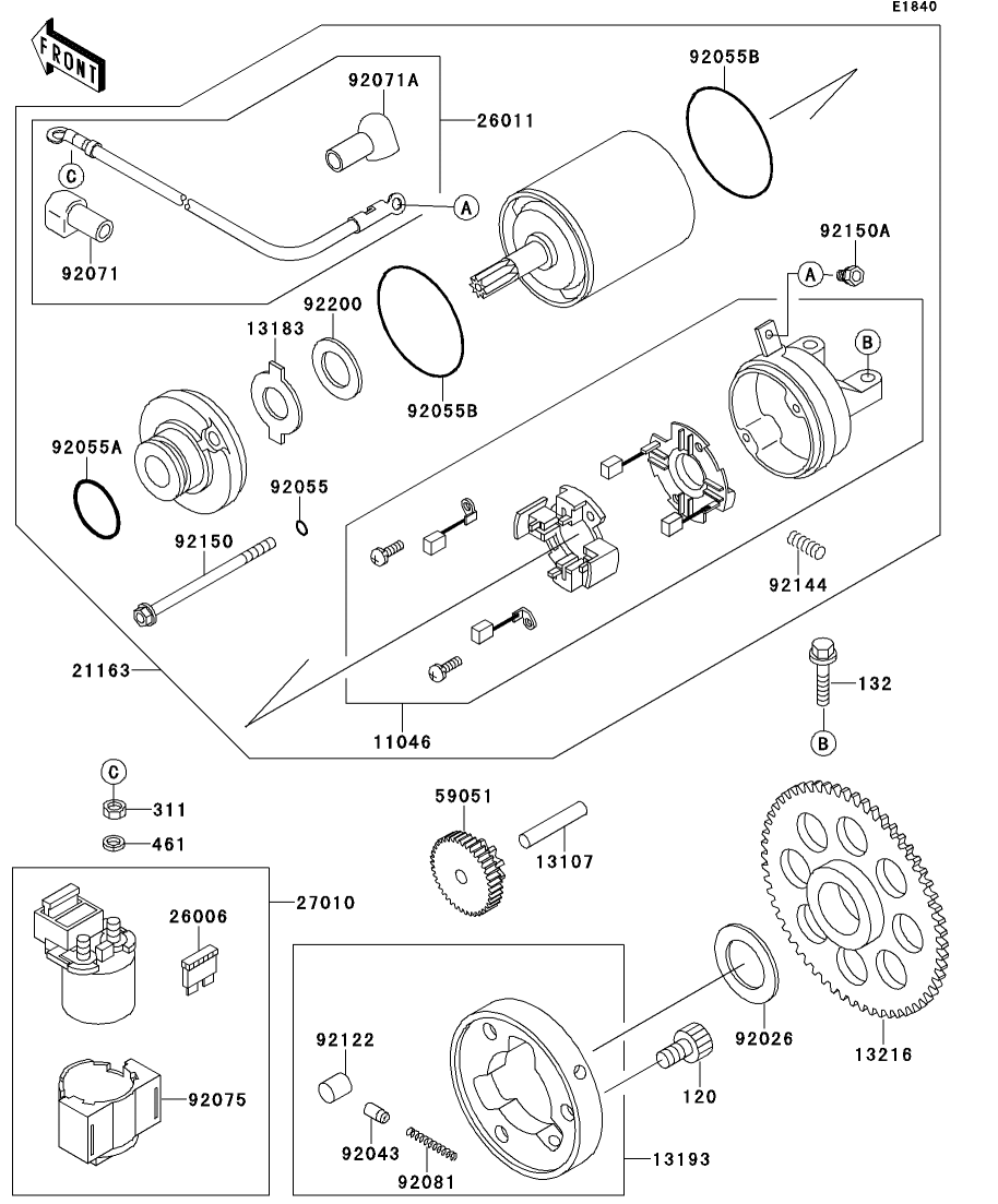 カワサキパーツ/ウエア＆グッズオンラインショップパーツ選択