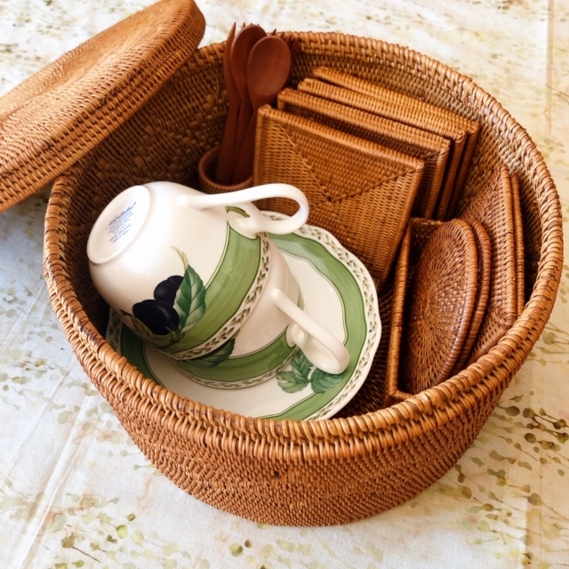 茶びつ 茶櫃 天然杢 茶櫃-千年の杢