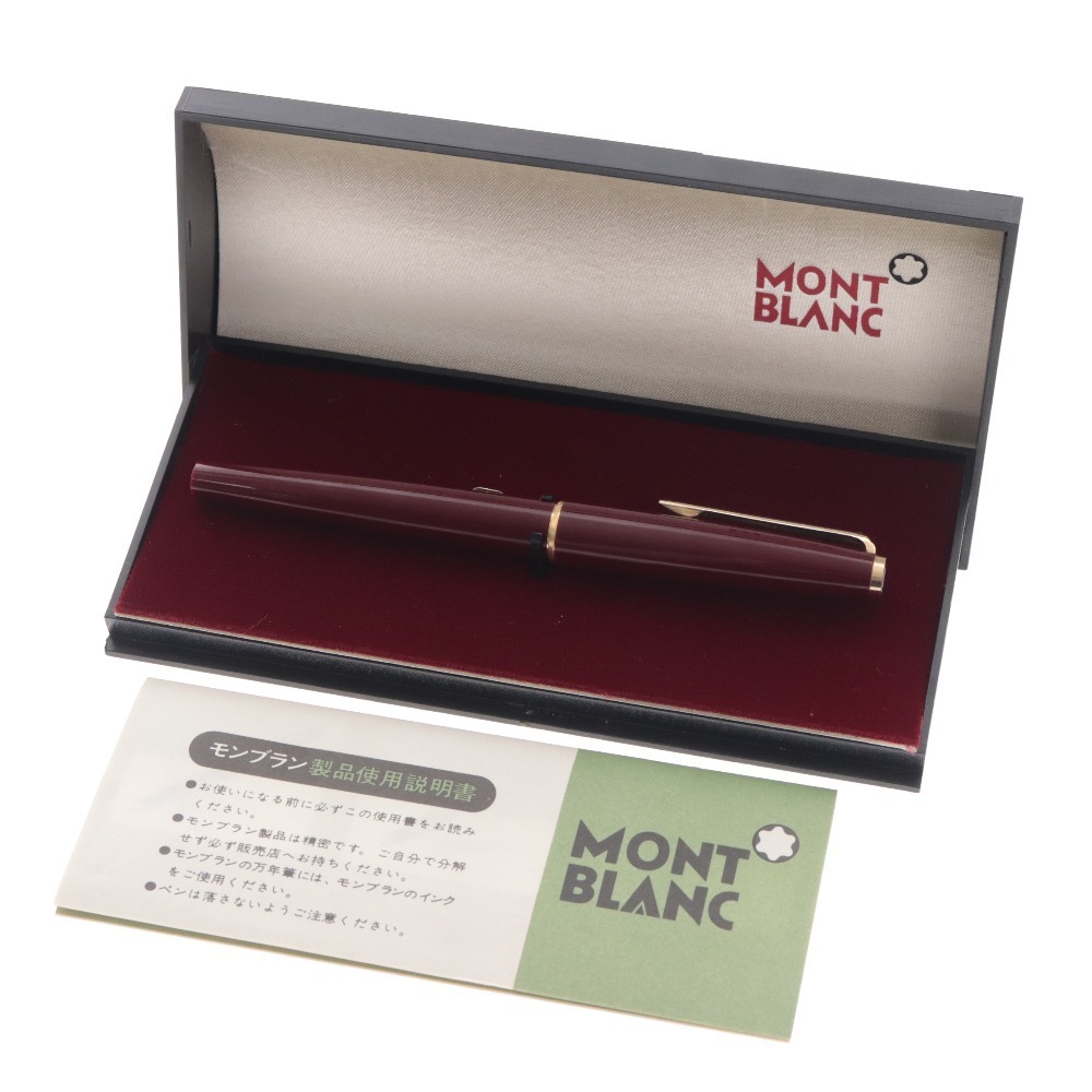 モンブラン 万年筆 320 EF 極細字 ペン先 585 刻印有り 14K ボルドー