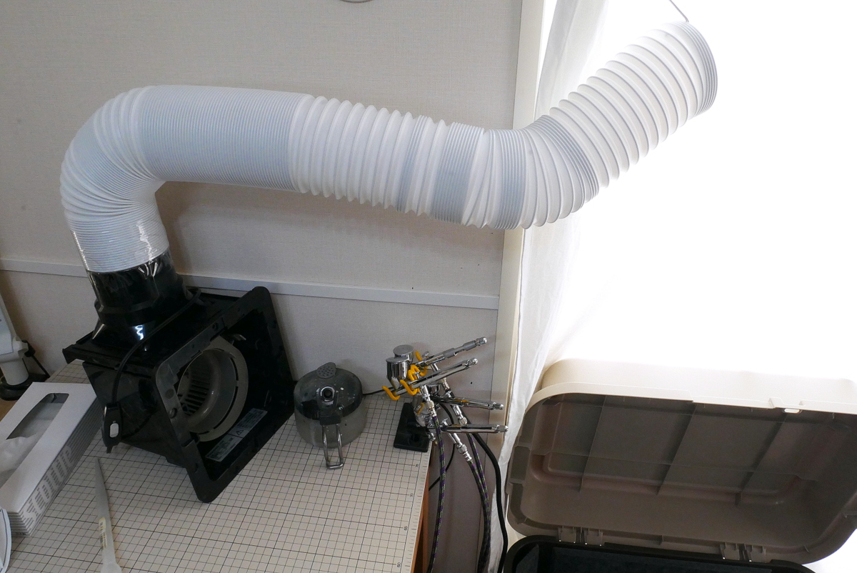 自作塗装ブース Panasonic ファン付き ジャンク 2025年最新】塗装