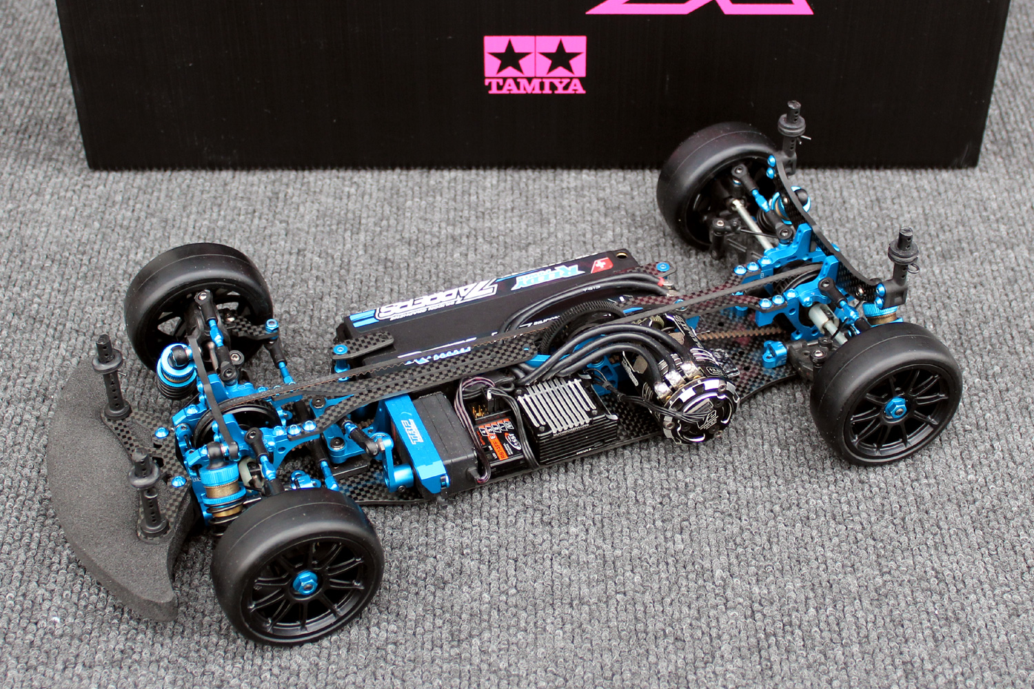 タミヤ TRF420X 用 シャーシ 蕨山Carbon