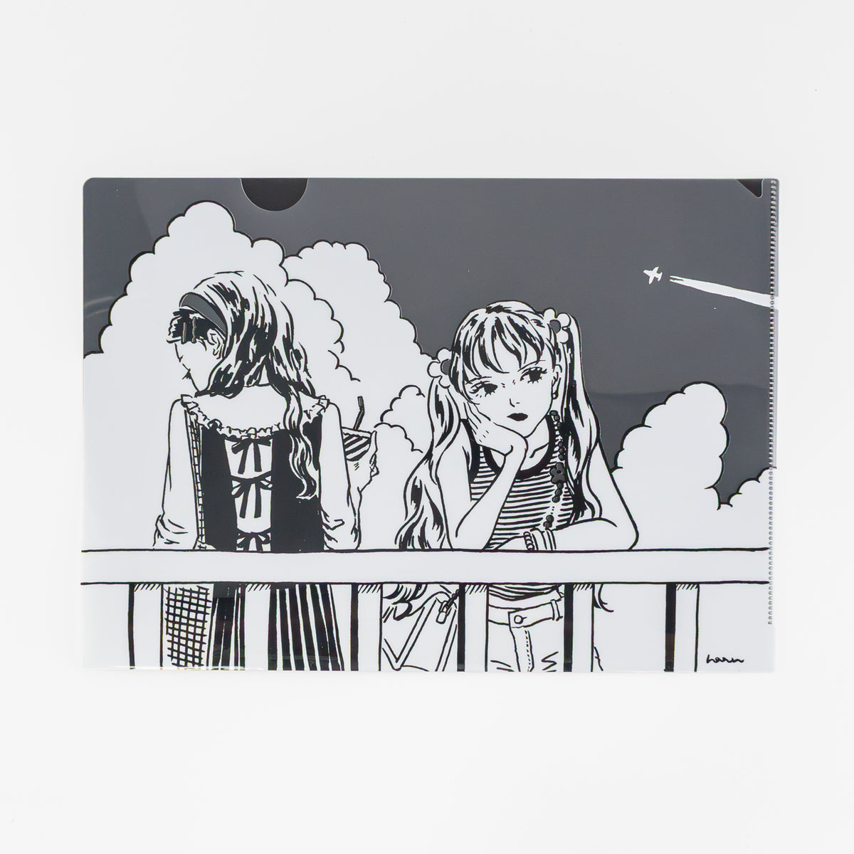 A4クリアファイル（ブラック） / 須藤はる奈