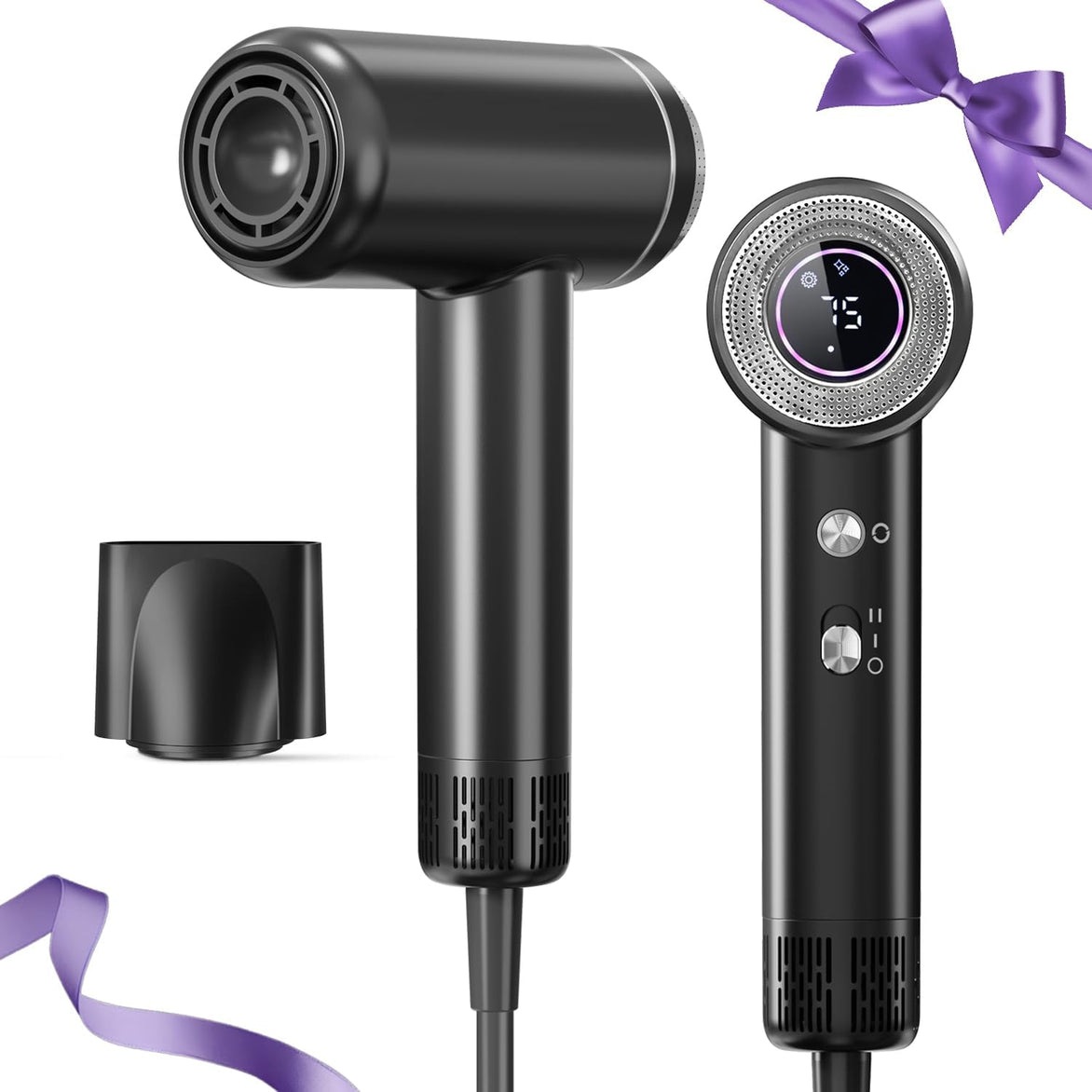 FEEKAA ドライヤー 大風量 速乾 小型 超軽量 静音 低温 髪質改善 高