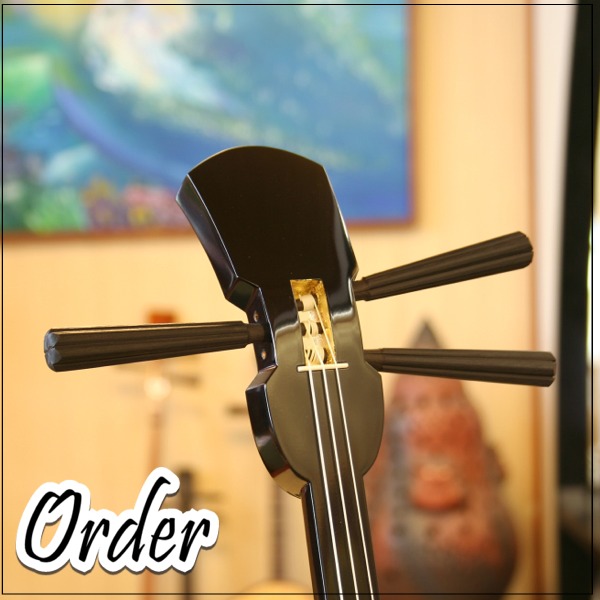 沖縄六線（南風原型） 縞黒檀製 沖縄六線（南風原型） 縞黒檀製 -