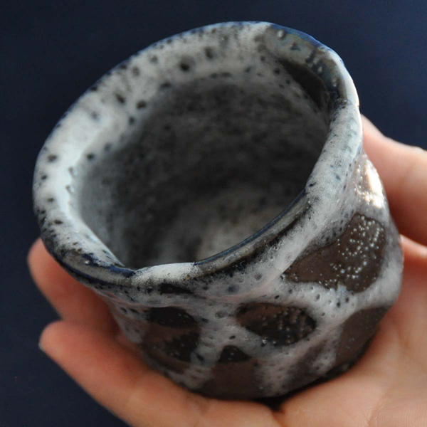 啓蔵 ぐい呑み 鹿児島 萩原 個性的 希少 啓蔵 ぐい呑み 鹿児島 萩原