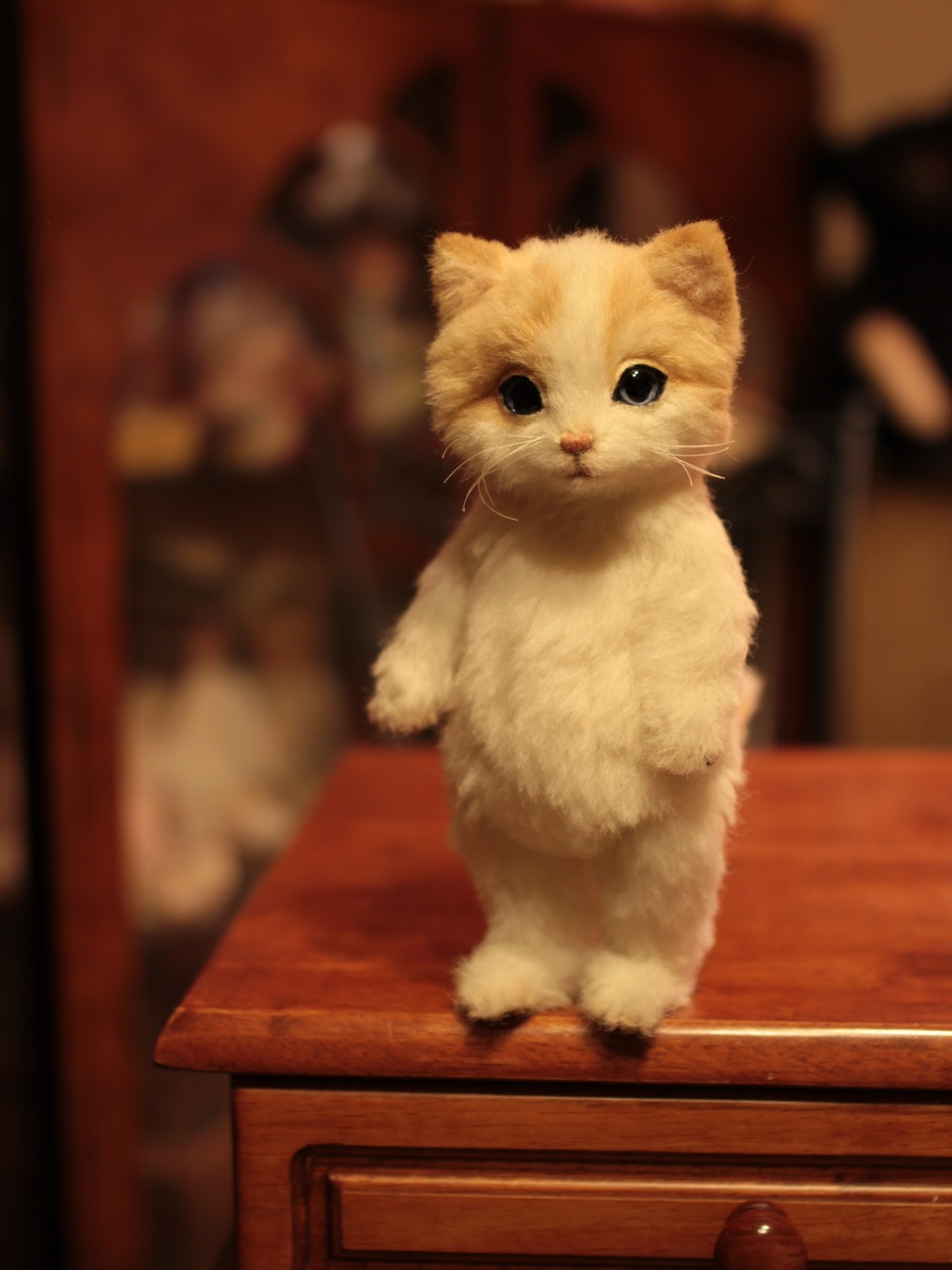 お腹ぽっこり♡甘えん坊子猫ちゃん♡アートドール♡ぬいぐるみ♡