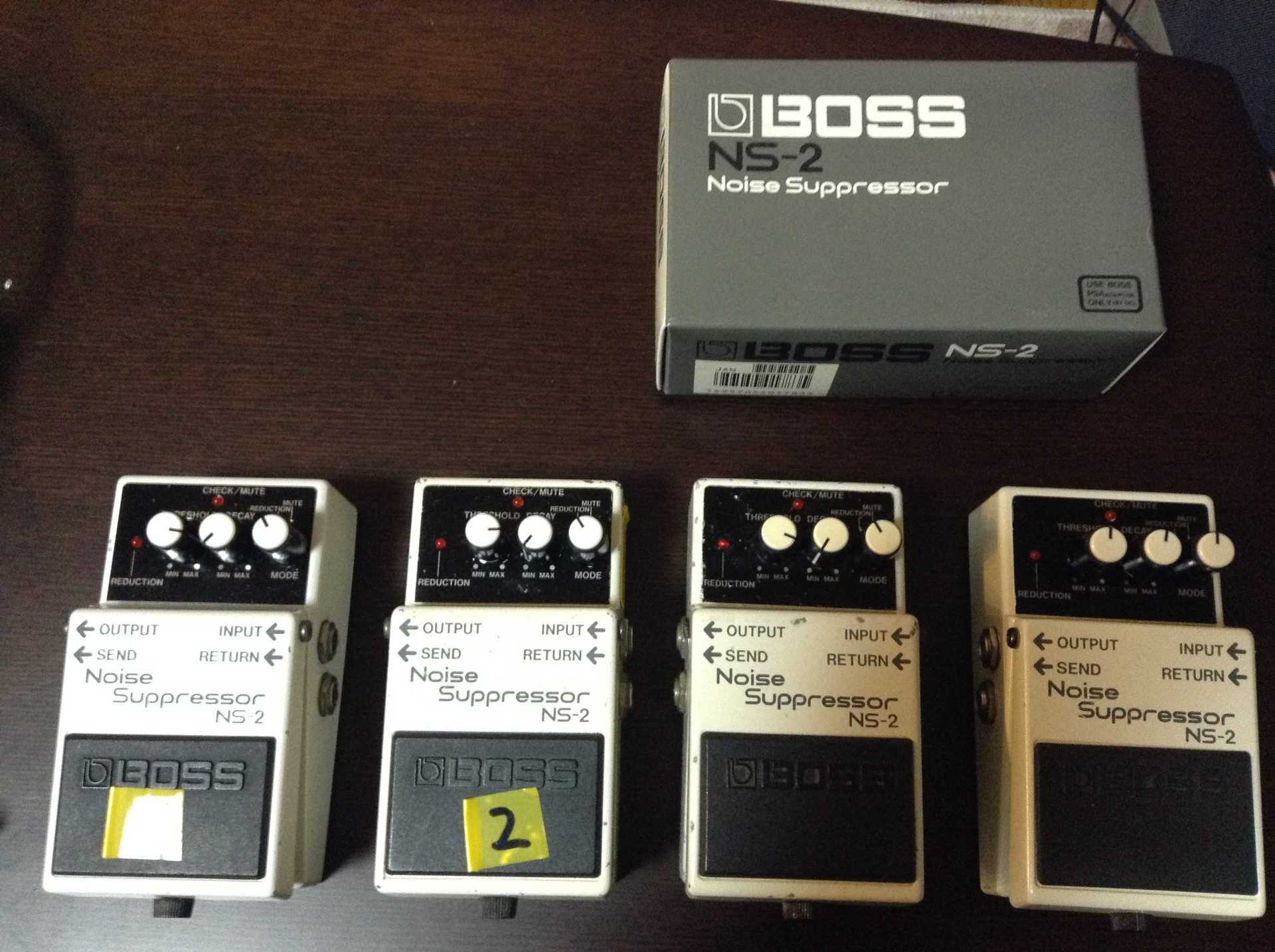 同じエフェクター：BOSS NS-2 Noise Suppressor(修理記含): 昔に