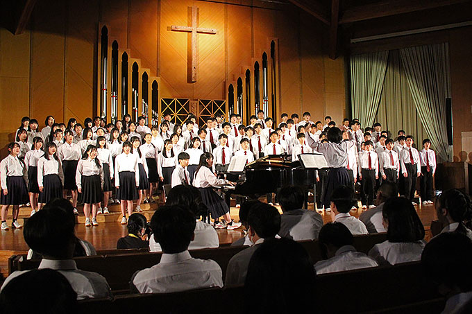 フェスティバル1日目④「合唱部門（富士・雲仙・蔵王）」 | 敬和学園