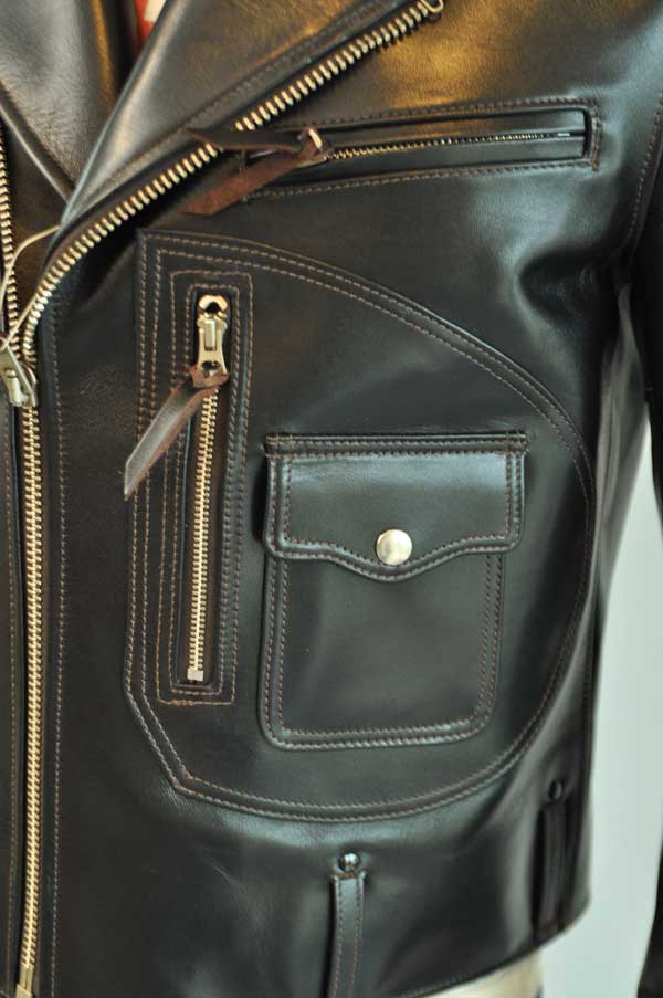 Y'2 LEATHER VINTAGE HORSE D-POCKET DOUBLE RIDERS HR-55 メンズ 人気