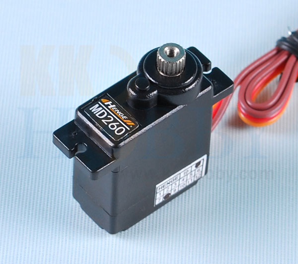 KK HOBBY 】 HENGE MD260 180度ミニデジタルサーボ（メタルギヤ）