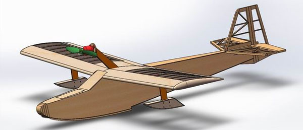 KK HOBBY 】 The Seagulls （バルサキット） 水上機 キット ラジコン飛行機