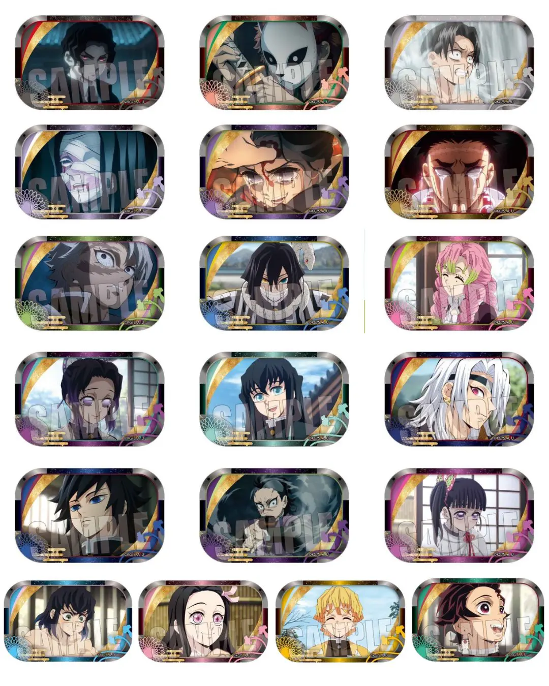 鬼滅の刃 原作バラエティバッグ 2021 ジャンプショップ スクエア 缶